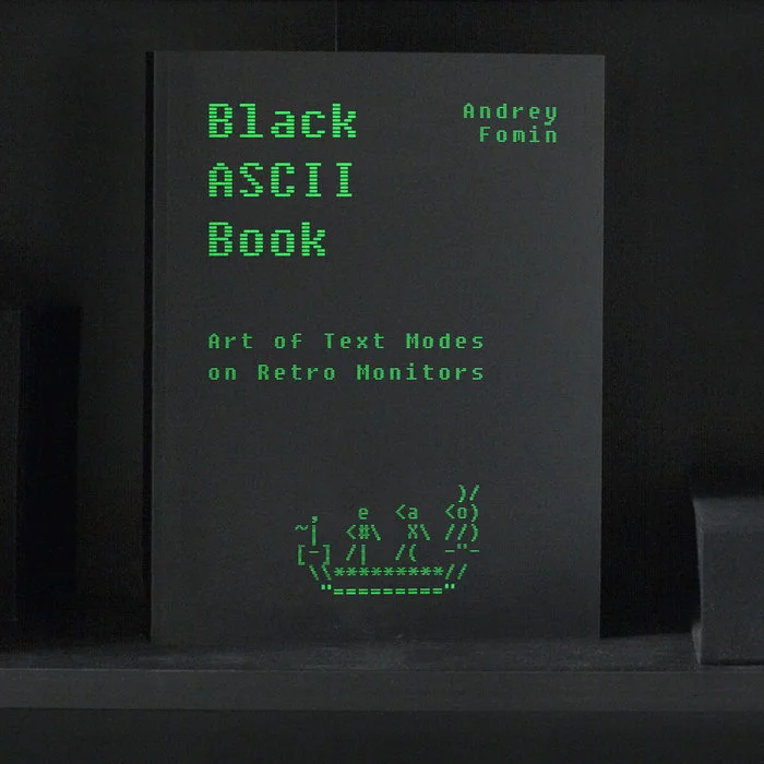 Graphics in text mode // Book - My, ASCII, Books, Retro