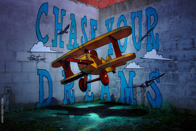 Невероятные трехмерные граффити от уличного художника Odeith Архитектура, Граффити, Город, Урбанизм, 3D, Уличные художники, Фотография, Интересное, Длиннопост