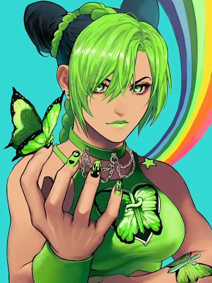 Jolyne Cujoh - Anime art, Anime, Jojos bizarre adventure, Jolyne Cujoh