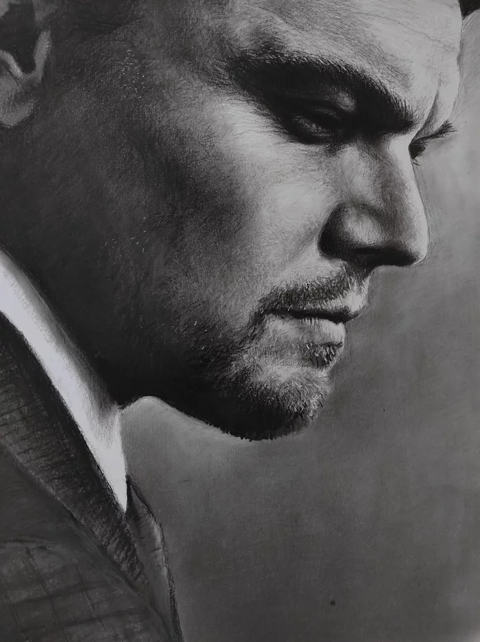 Leonardo DiCaprio - My, Coal, Graphite, Portrait, Leonardo DiCaprio, Art