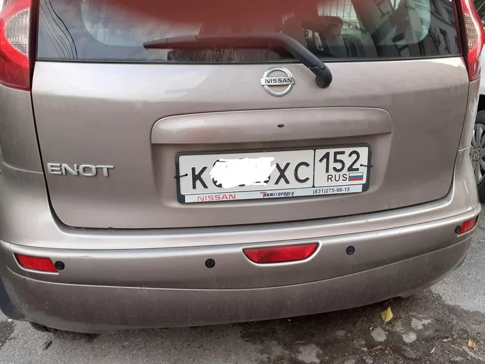 Nissan Raccoon - My, Nizhny Novgorod, Nissan Note, Raccoon, Repeat