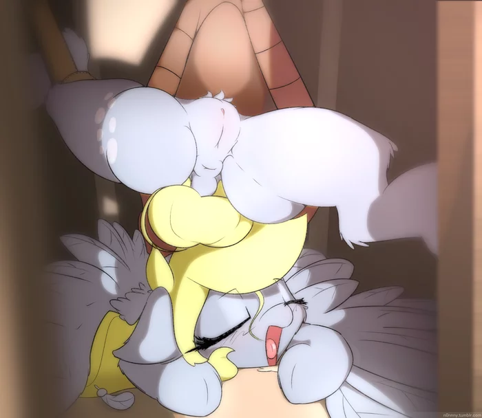 And she is comfortable! - NSFW, My little pony, Derpy hooves, MLP Explicit