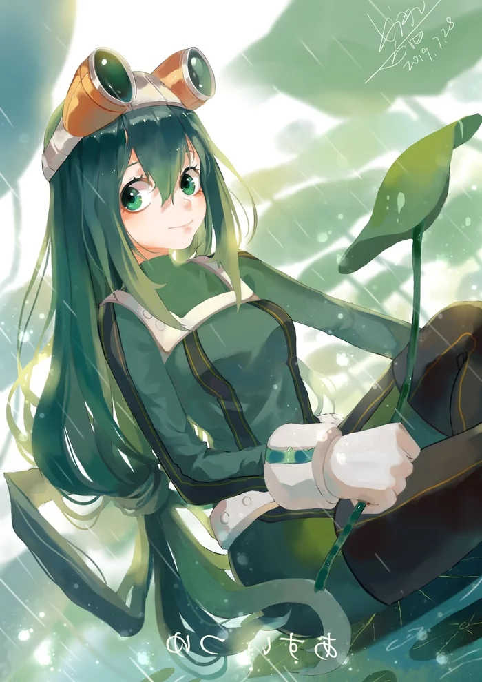 Люблю МГА - Аниме, Anime Art, Boku no Hero Academia, Asui Tsuyu