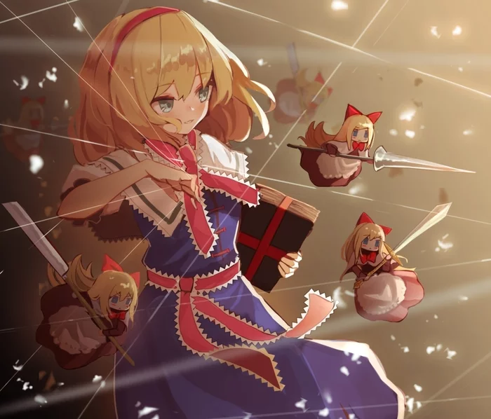 Alice margatroid - Touhou, Alice margatroid, Anime art, Anime, Shanghai Doll, 