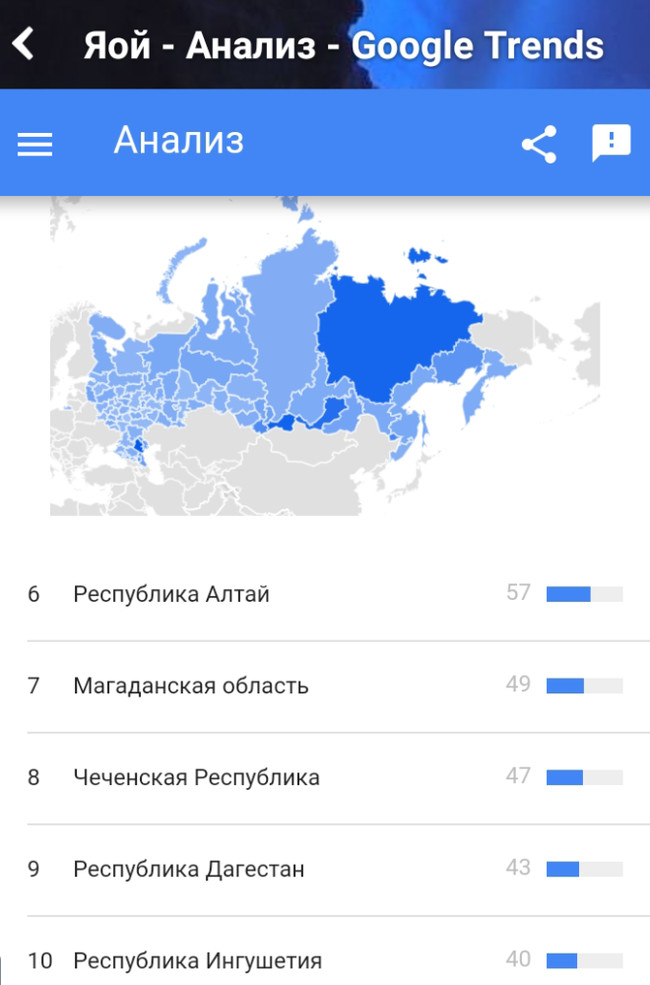 The most anime regions of the Russian Federation and not only - My, Russia, Statistics, Anime, Anime, Manga, Bts, Longpost