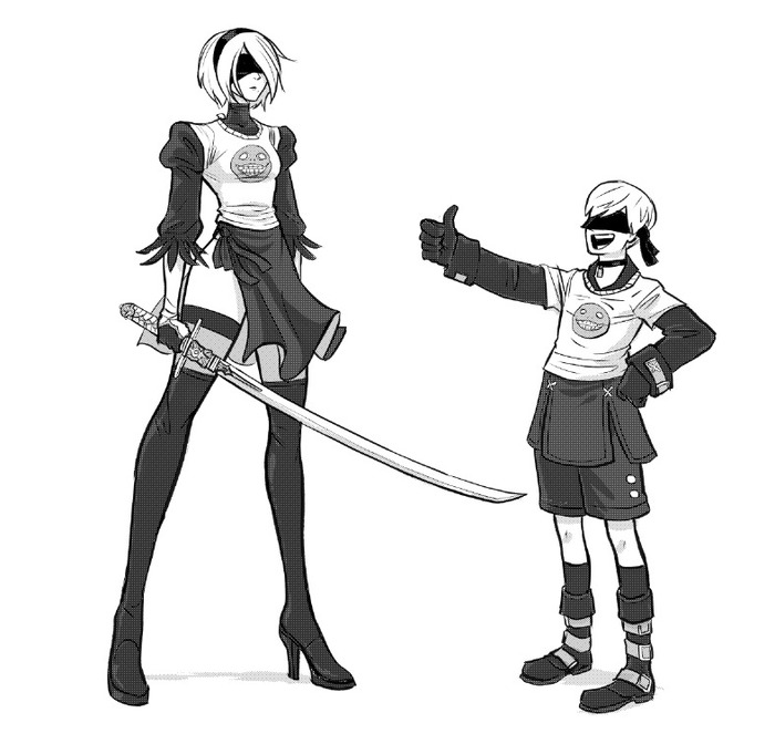   Nier Automata, Yorha unit no 2 type B, , Mcnostril, 