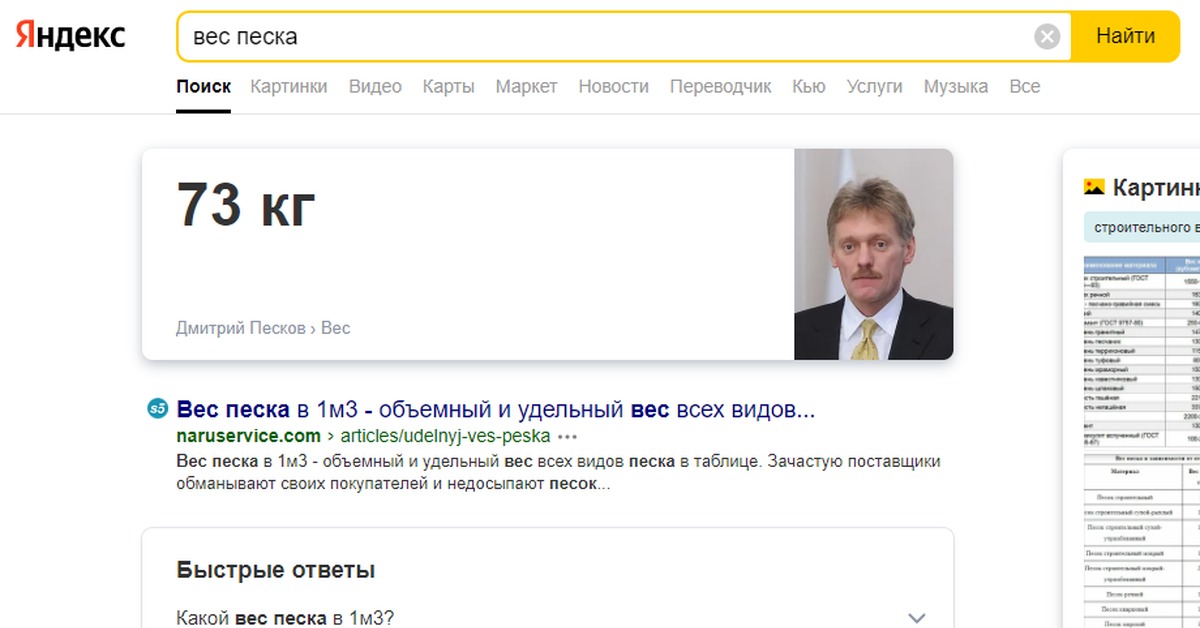 How does Yandex know? - Sand, Weight, Dmitry Peskov, Yandex., Пасхалка, Humor