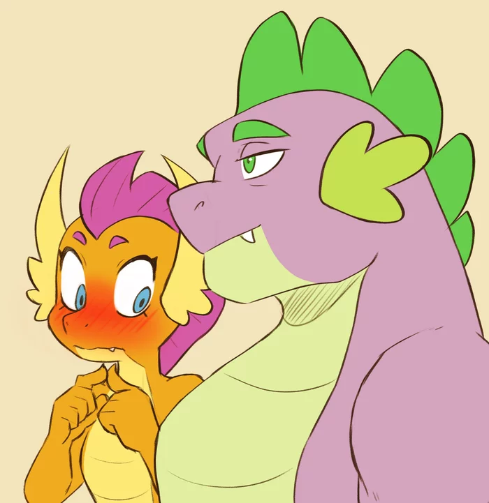 Date - My little pony, Spike, Smolder, Doodle-Mark