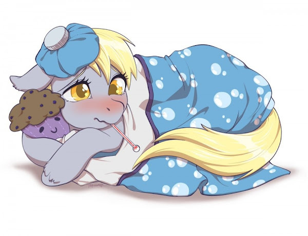 Sick - My little pony, Derpy hooves, Taytinabelle