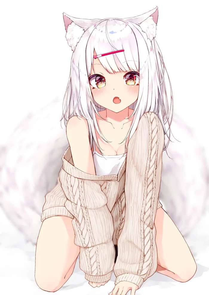 I love kitties - Neko, Anime, Art, Anime art, Animal ears