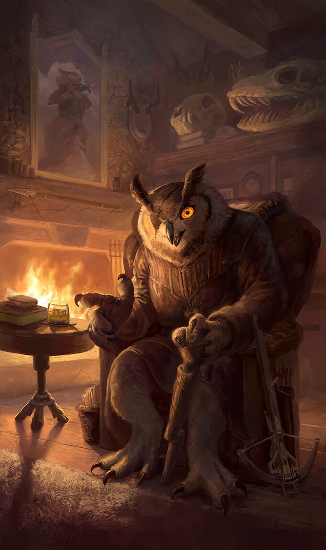 Owl stories - Art, Drawing, Owl, Anthro, Spectrumshift