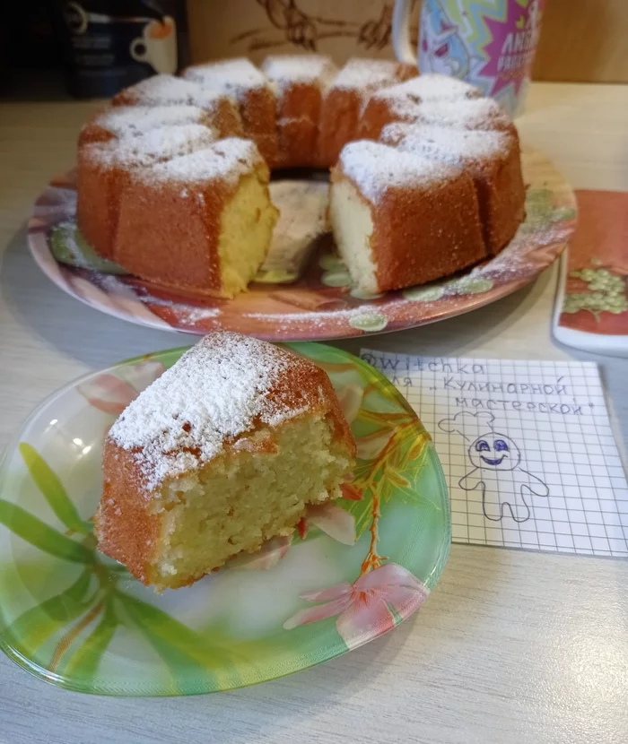Завтрак для тех, кто не любит манную кашу )) - Моё, Кулинария, Приготовление, Процесс, Длиннопост, Выпечка, Манник, Рецепт