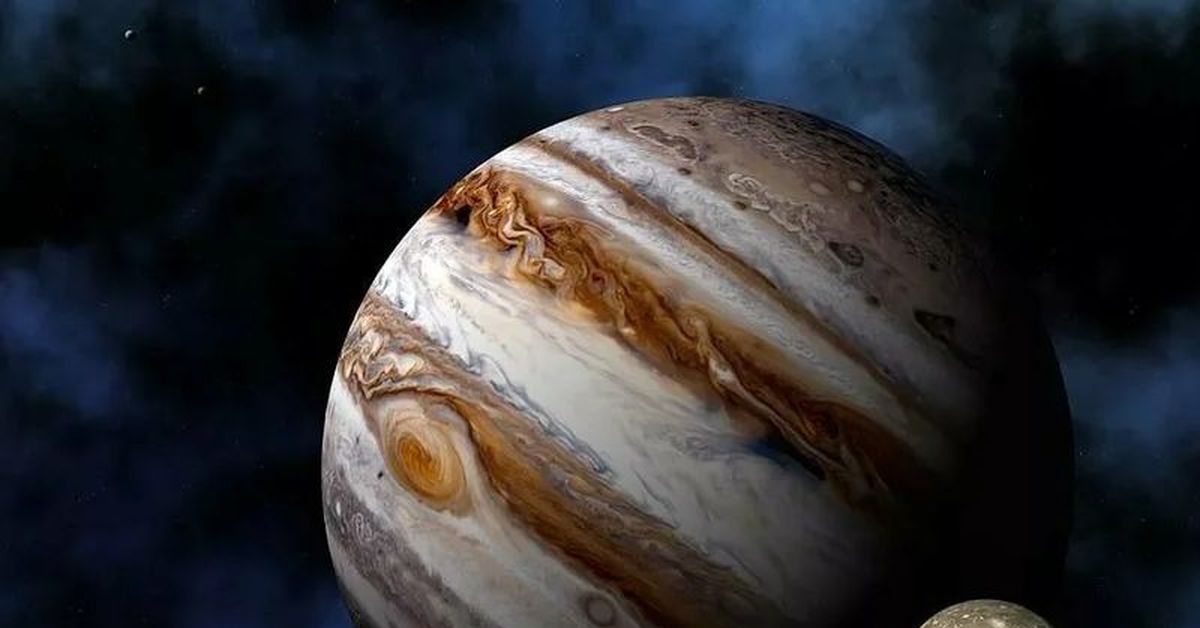 Юпитер фото из космоса реальное