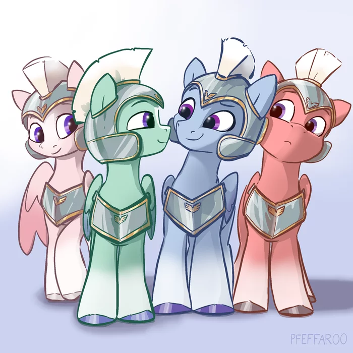 Вся стража - My Little Pony, Royal Guard, Zoom Zephyrwing, Pfeffaroo, MLP Thunder