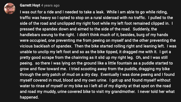 There are days like this... - A bike, Comments, Fail, Translated by myself