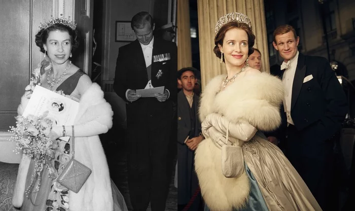 The characters of the 1st season of the series The Crown in life and in the cinema - Serials, Netflix, Queen Elizabeth II, Prince Philip, Winston Churchill, , Matt smith, John Lithgow, , Vanessa Kirby, Longpost