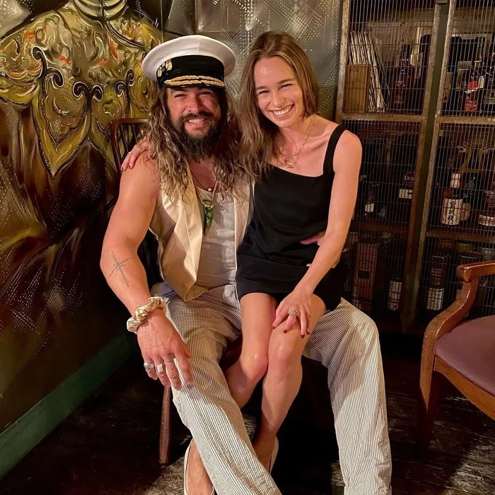 Jason Momoa and Emilia Clarke reunited - Emilia Clarke, Khal Drogo, Khalisiya, Jason Momoa, Actors and actresses, Celebrities