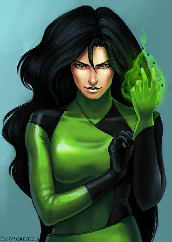 Who is shego - GIF, Longpost, Walt disney company, Villains, Kim Five-with-plus, Shego, Art