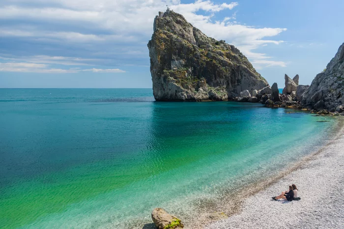 May Sea in Simeiz - My, Crimea, Simeiz, Sea, Spring, The photo, Travels, Color, Coast, , Calmness, Longpost