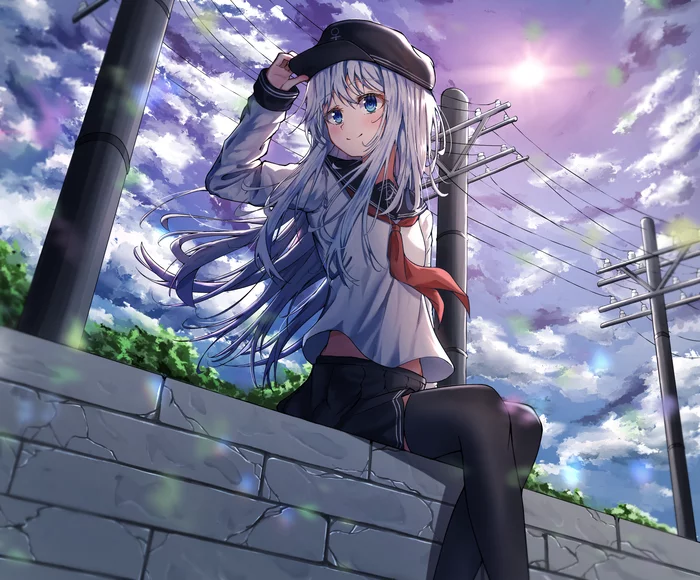 Hibiki - Kantai collection, Hibiki, Anime art, Anime, Games