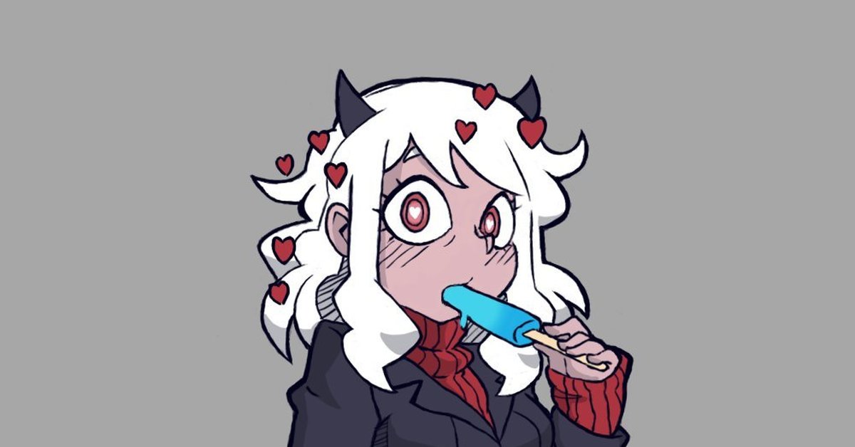 ice cream - Helltaker, Modeus, Art, Games