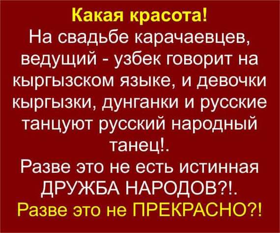 friendship of Peoples - Friendship of Peoples, Equality, Wedding, Karachays, Uzbeks, Dungans, Kyrgyz, Russians