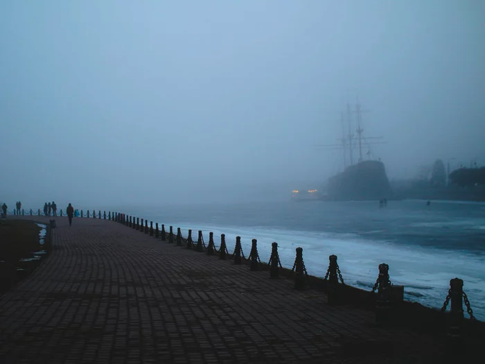 Foggy, winter, morning - My, Saint Petersburg, The photo, Town, Longpost