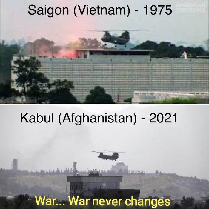 It never happened and now again - USA, US Army, War in afghanistan, Vietnam war, Sarcasm, Constancy