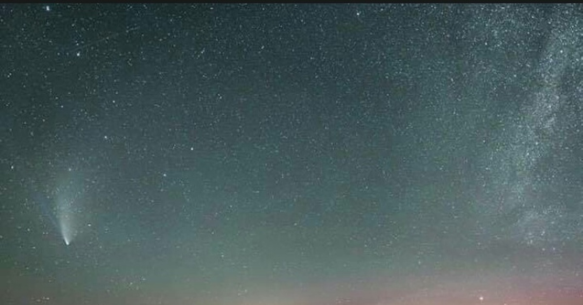 Gorgeous photo by photographer David McColm - Space, Neowise, Polar Lights, Astrophoto