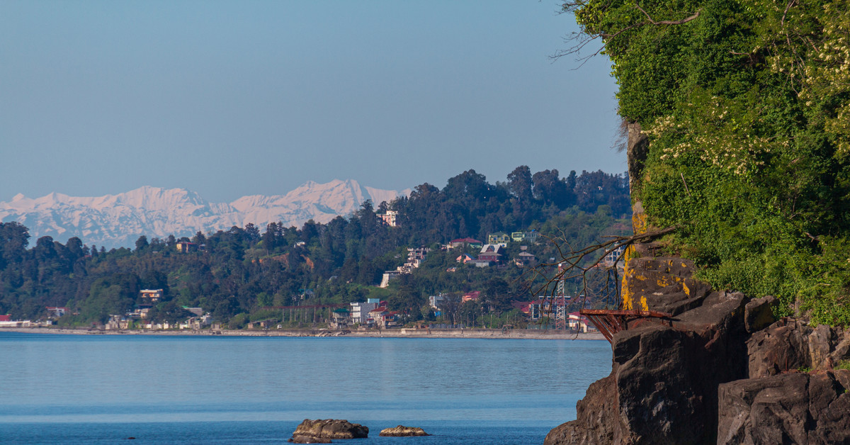 Green Cape, Batumi - My, Sea, Georgia, Batumi, The mountains, Canon 600D