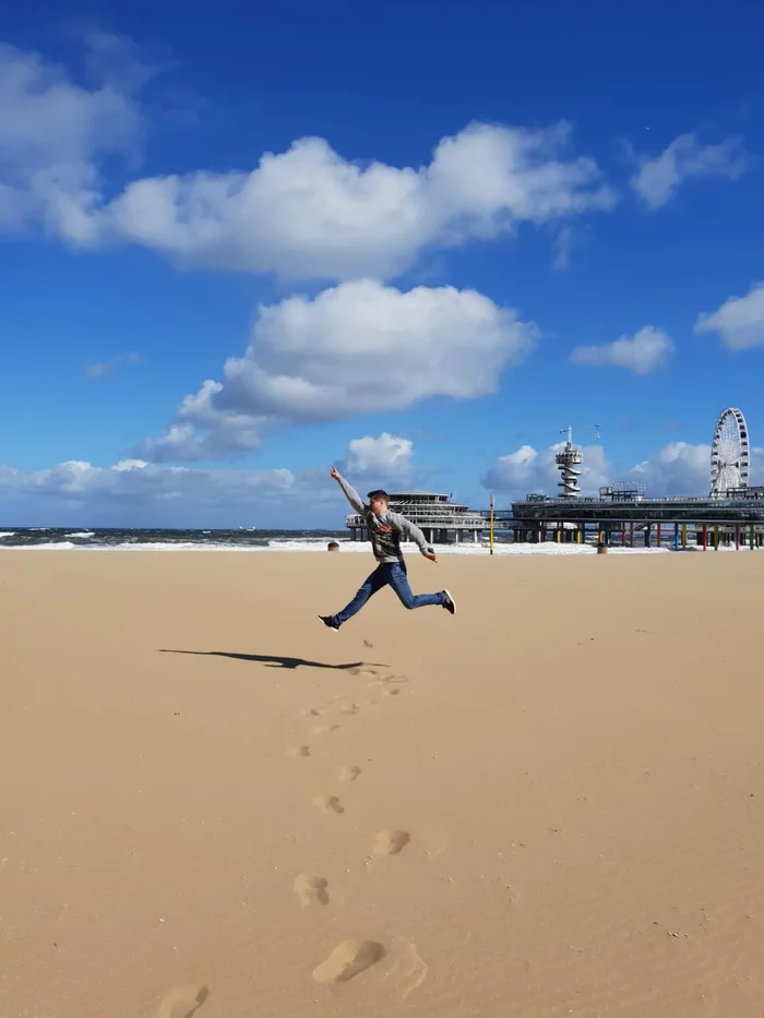 Netherlands. Hague. North Sea - My, The photo, Sea, Netherlands (Holland), Beach, Travels, Hague, Longpost