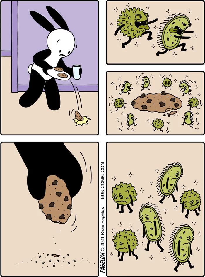 Microbes failed... - Buni, Pagelow, Microbes, The fall, Comics, Rule 5 seconds