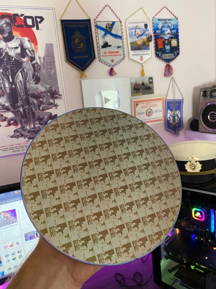 silicon wafer - My, CPU, Semiconductor, Chip, Plate