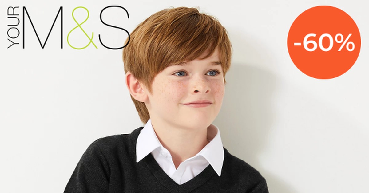 Big Sale at Marks & Spencer! - Discounts, Cloth, For children, School