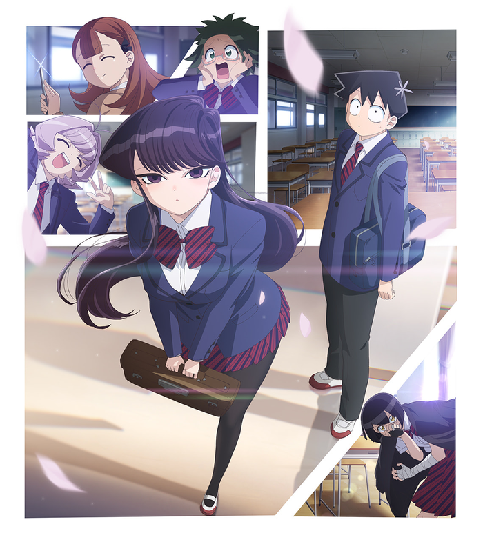 New Anime Key Visual , Anime Art, Komi-san wa Comyushou desu, Shouko Komi, Hitohito Tadano, Osana Najimi, Nakanaka Omoharu, Yamai Ren