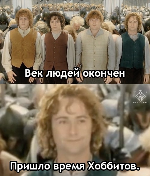 Second breakfast in all Arda! - Lord of the Rings, The hobbit, Minas Tirit, Peregrin Took, Translated by myself, Picture with text