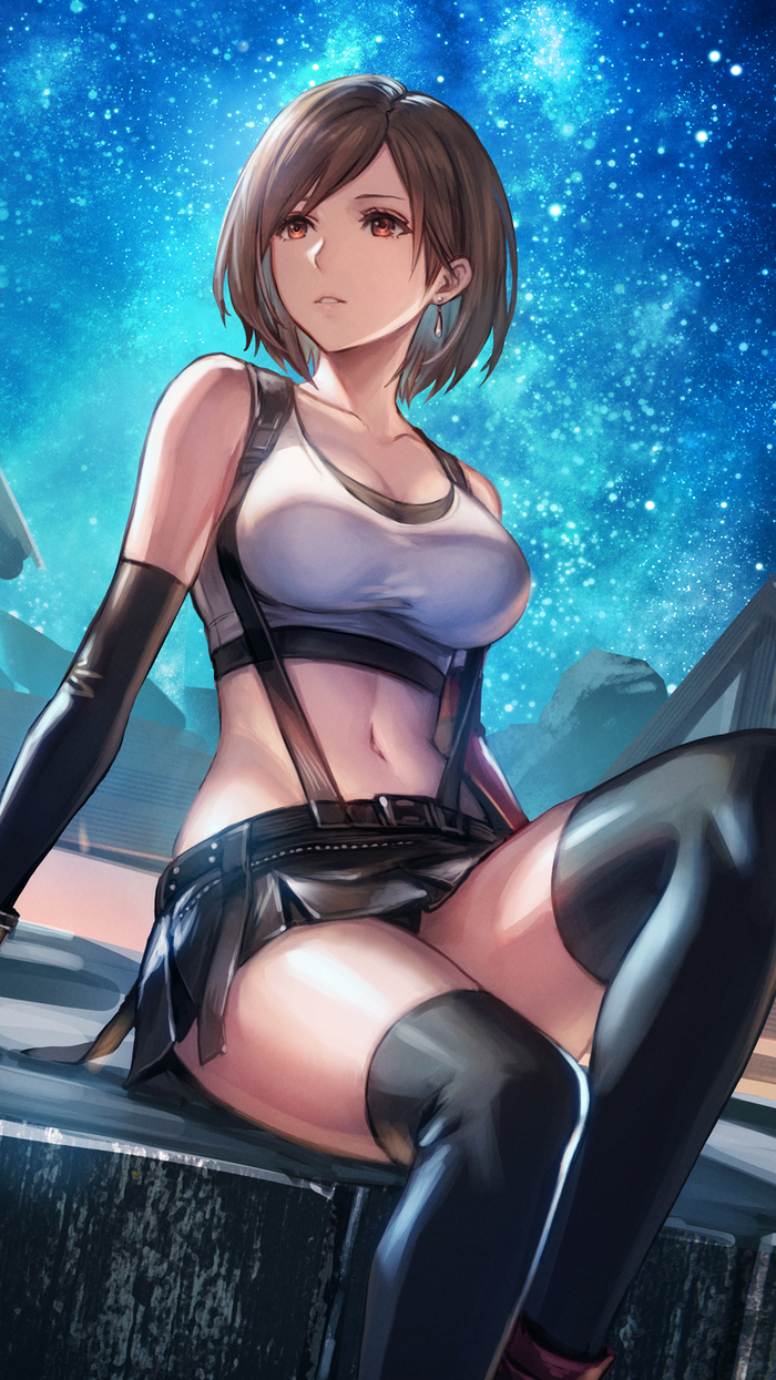   , Final Fantasy, Final Fantasy VII, Tifa Lockhart, , , Anbe Yoshirou, Anime Art, 