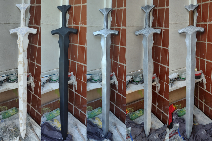 Стальной меч из Skyrim своими руками Крафт, Своими руками, The Elder Scrolls V: Skyrim, Меч, Видео, Рукоделие с процессом, Длиннопост