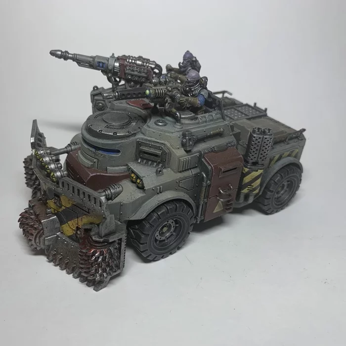 Genestealer cult: goliath rockgrinder - Моё, Warhammer 40k, Wh miniatures, Длиннопост