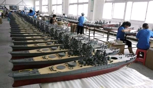 Mass production - Japan, Ship modeling, Battleship Yamato