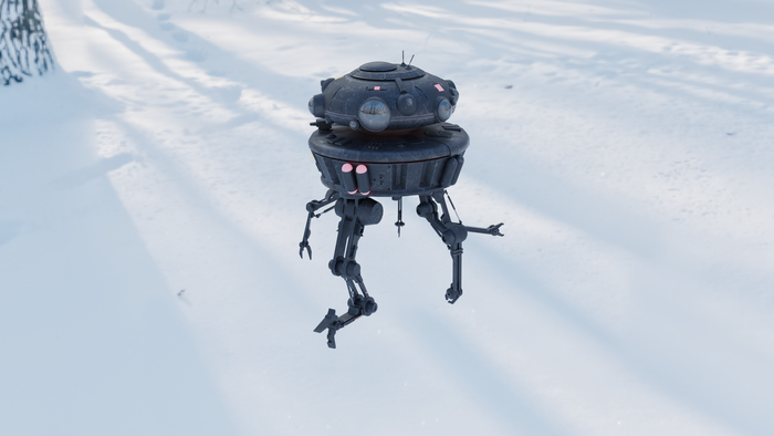 Arakyd Viper Probe Droid Blender, Substance painter, , Star Wars, 3D, 