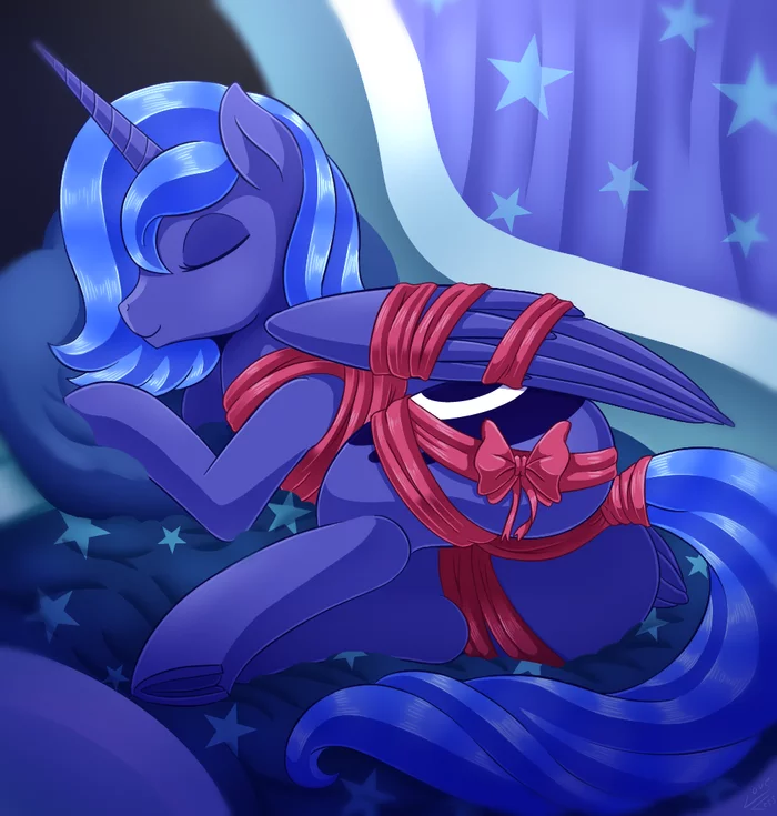 Gift from Princess Luna - My little pony, Princess luna, MLP Edge, Vavacung