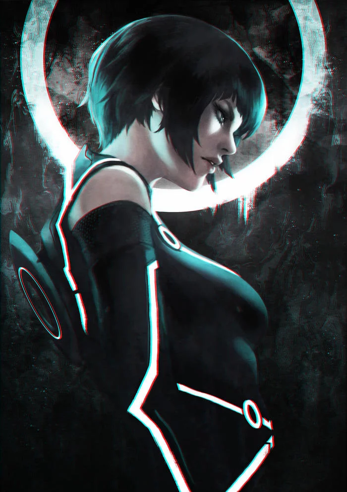 Quorra - Monorirogue, Tron: Legacy, Movies, Girls, Drawing, Art