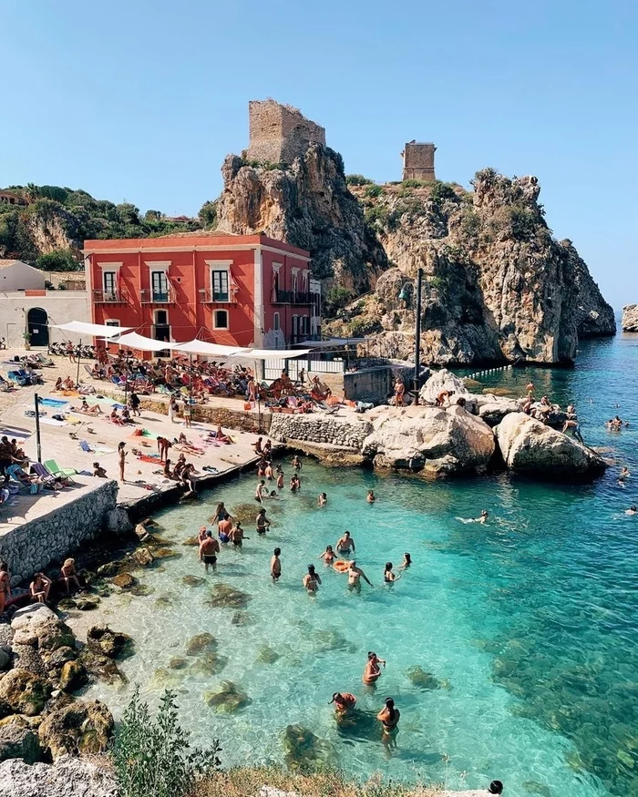 Sicily - Sicily, Italy, Europe, The photo, Sea, The rocks