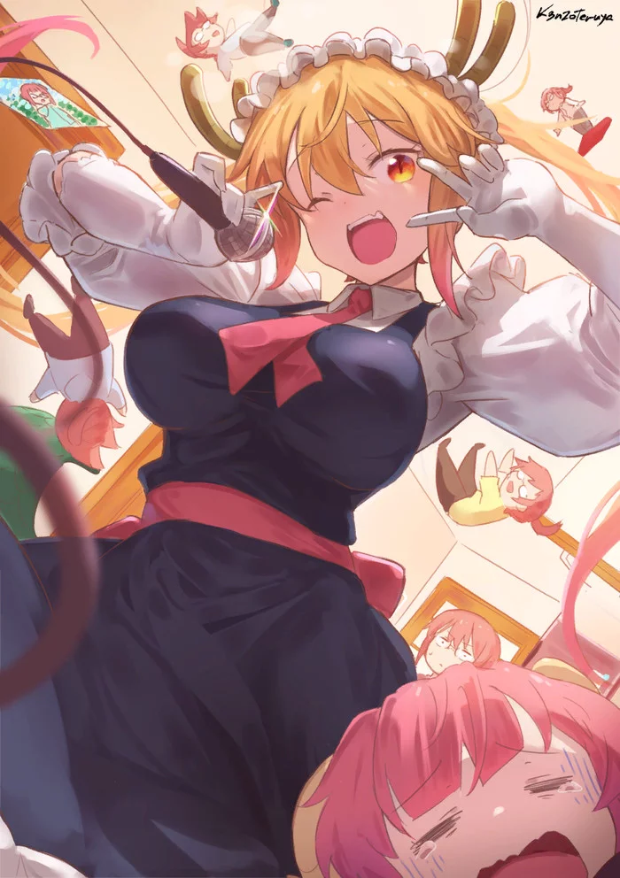 Tohru - Kobayashi-san chi no maidragon, Tooru, Kobayashi, Anime art, Anime, Ilulu