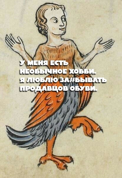 Hobby... - Suffering middle ages, Memes, Strange humor, Hobby, Bestiary