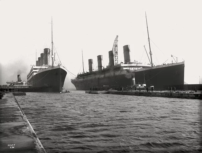 Titanic brothers - Story, Ship, Titanic, Fleet, The photo, GIF, Longpost