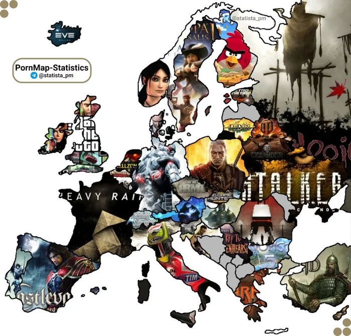 European Games - Games, Europe, Country, Stalker, Witcher, Cards, Angry Birds, Europa Universalis 4, , Mor Utopia