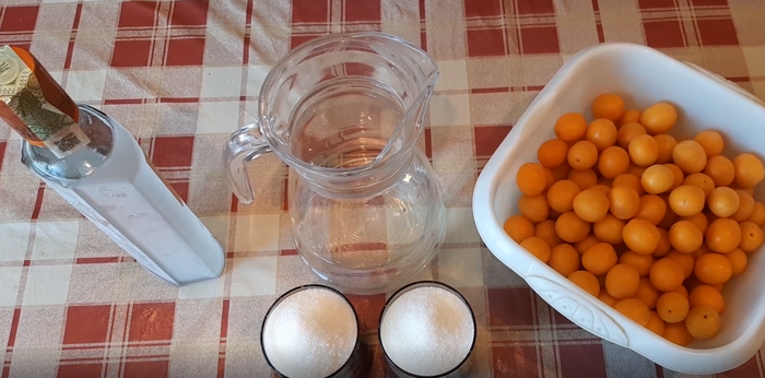 Домашнее «шампанское» (настойка) из плодов алычи