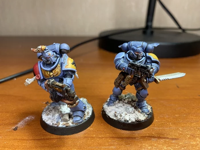 Wolf Cubs - My, Warhammer 40k, Warhammer, Modeling, Hobby